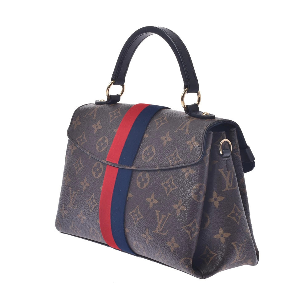Louis Vuitton Brown Canvas Bag Georges Handbag Monogram Brown